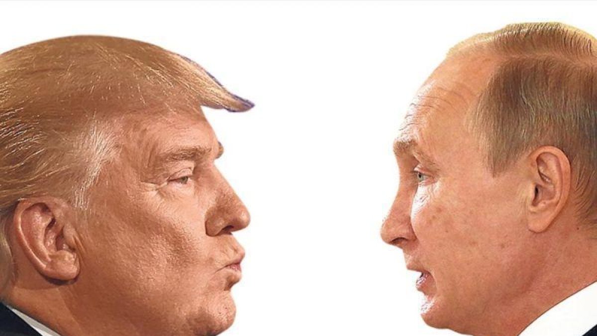 Donald Trump y Vladimir Putin.-