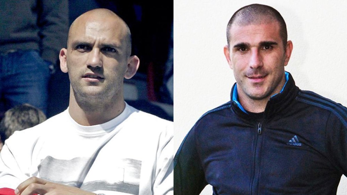 Los ex numantinos Raúl Bravo y Carlos Aranda-HDS