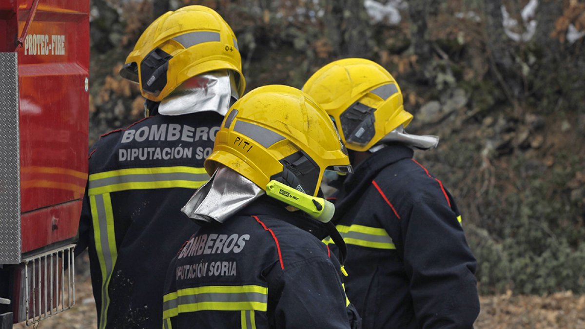 Bomberos de Diputación en una salida de este año. - Mario Tejedor
