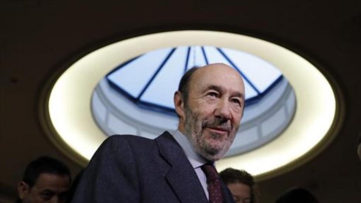 Alfredo Pérez Rubalcaba, el 29 de noviembre del 2016 en un acto Madrid.-EFE