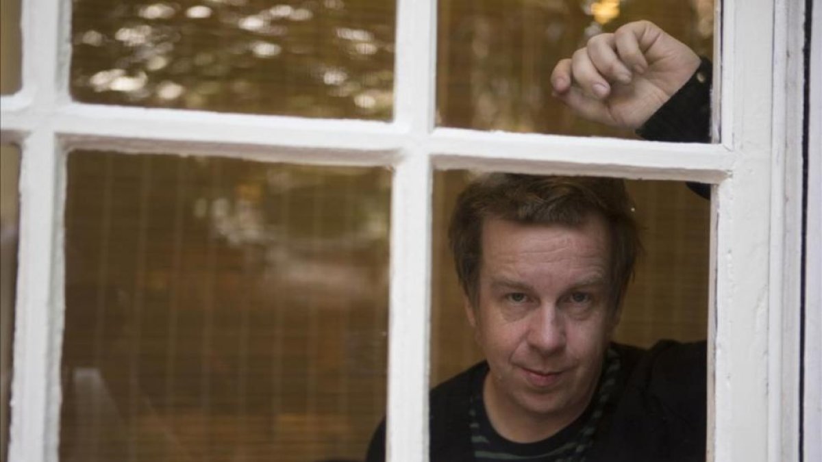Kevin Barry, en la librería La Central.-ALBERT BERTRAN