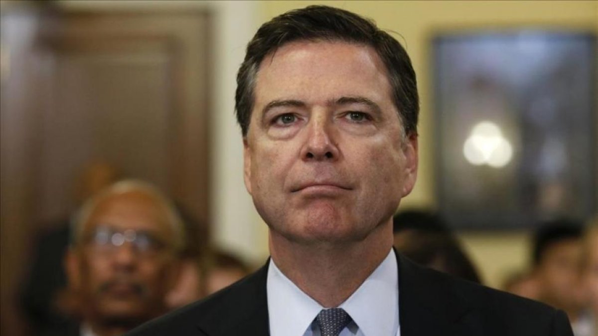 El exdirector del FBI, James Comey.-JONATHAN ERNST