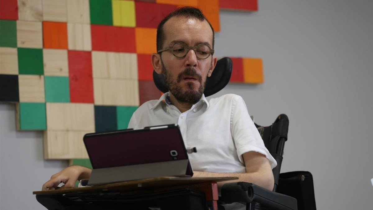 El portavoz de Unidos Podemos, Pablo Echenique, en una imagen de archivo.-DAVID CASTRO