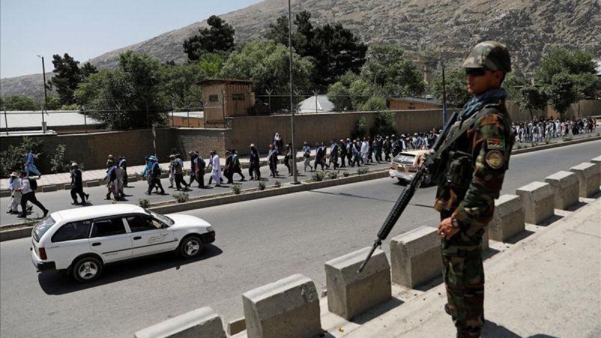 Puesto de guardia en Kabul.-MOHAMMAD ISMAIL