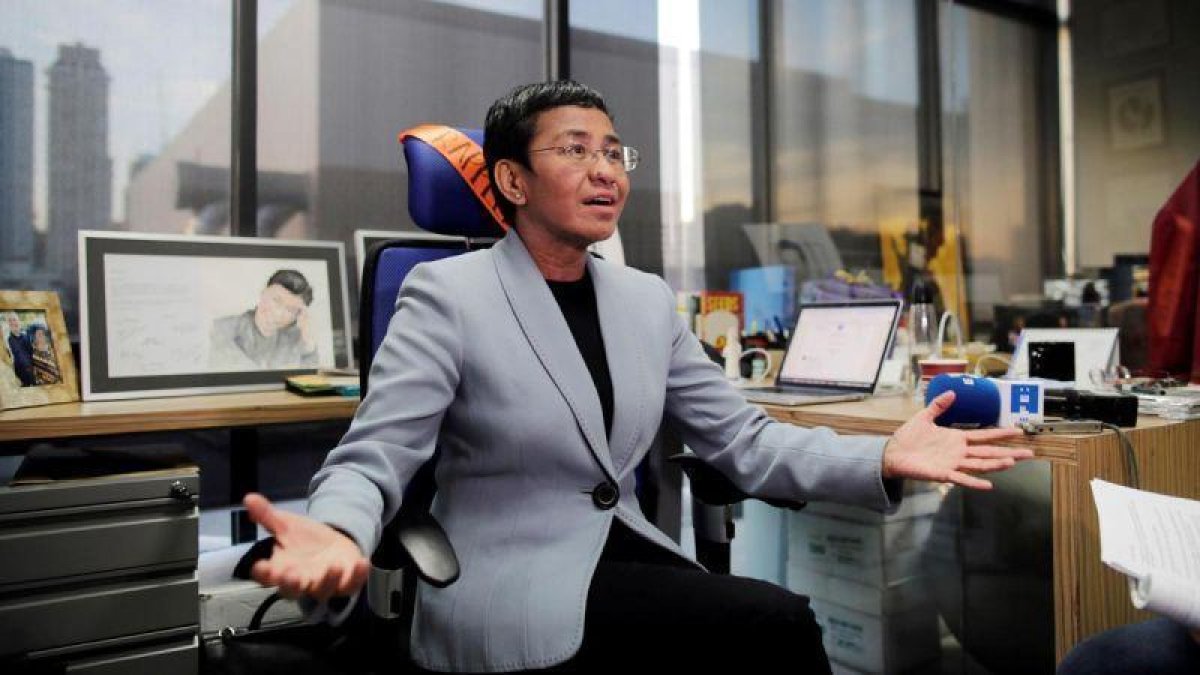 Arrestada la periodista filipina Maria Ressa por difamación cibernética.-FRANCIS R. MALASIG