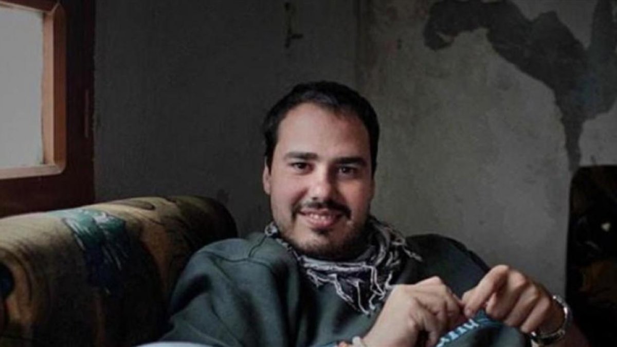 Antonio Pampliega poco antes de ser secuestrado en Siria.-