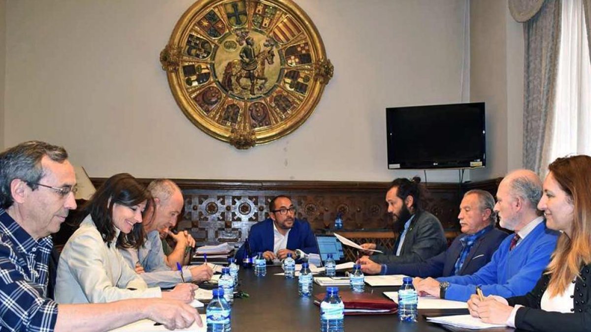 Miembros del patronato del Cesefor en la reunión de ayer-HDS