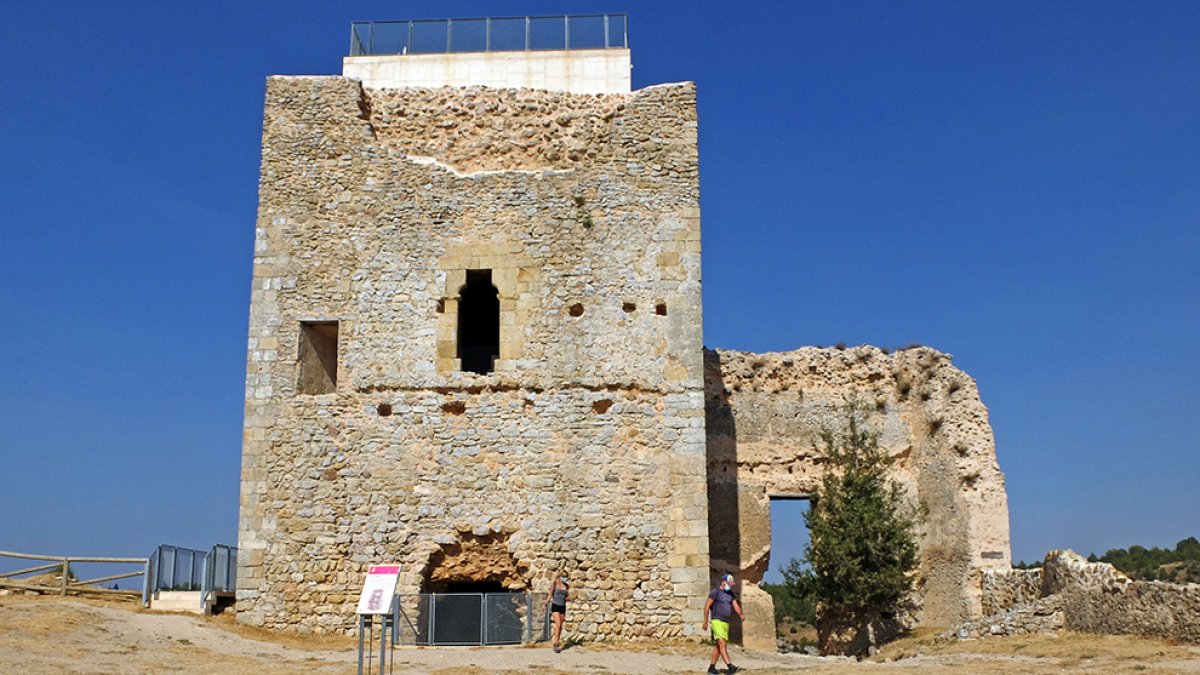 El castillo de Calatañazor engrosa la Lista Roja de Patrimonio.-MARIO TEJEDOR