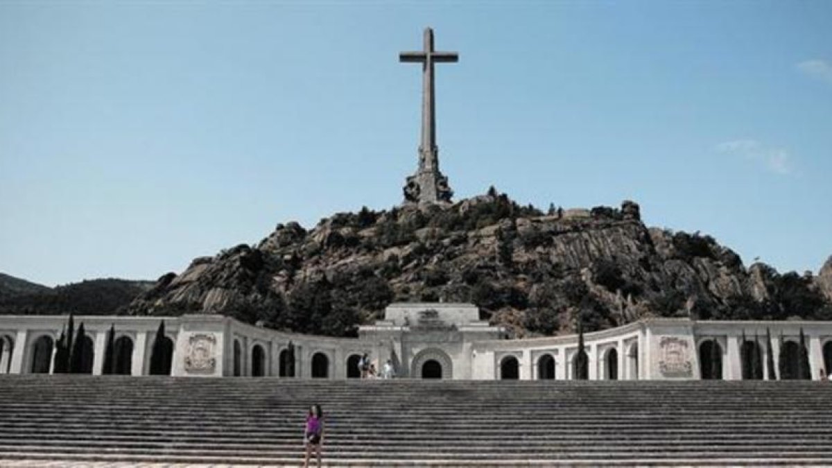 Entrada al Valle de los Caídos, en San Lorenzo de El Escorial-JOSE LUIS ROCA