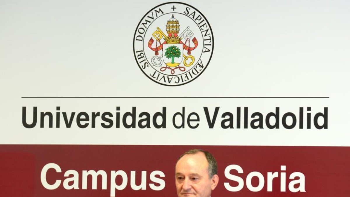 daniel Miguel, ayer en Soria.-Álvaro Martínez