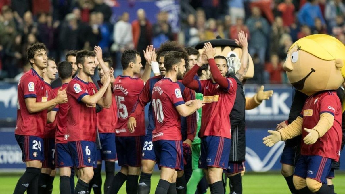 Jugadores de Osasuna.-/ OSASUNA