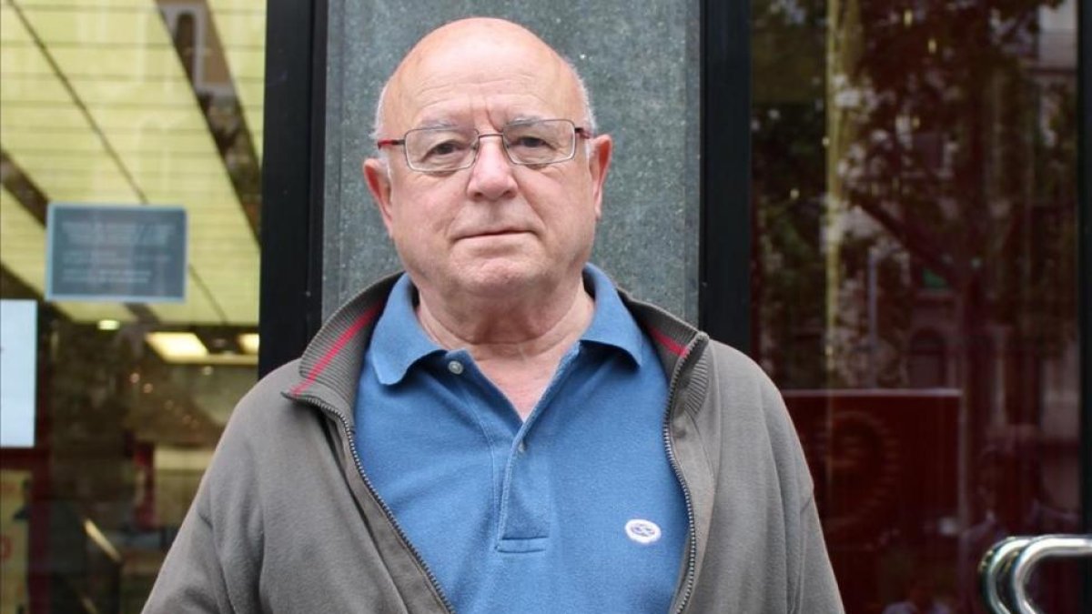 Lluis Esquerrè, cliente del Popular.-SANDRA HINTERDORFER