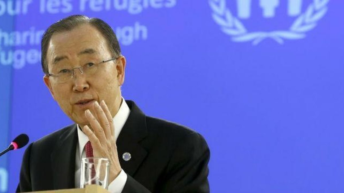 Ban Ki Moon, secretario general de la ONU.-DENIS BALIBOUSE
