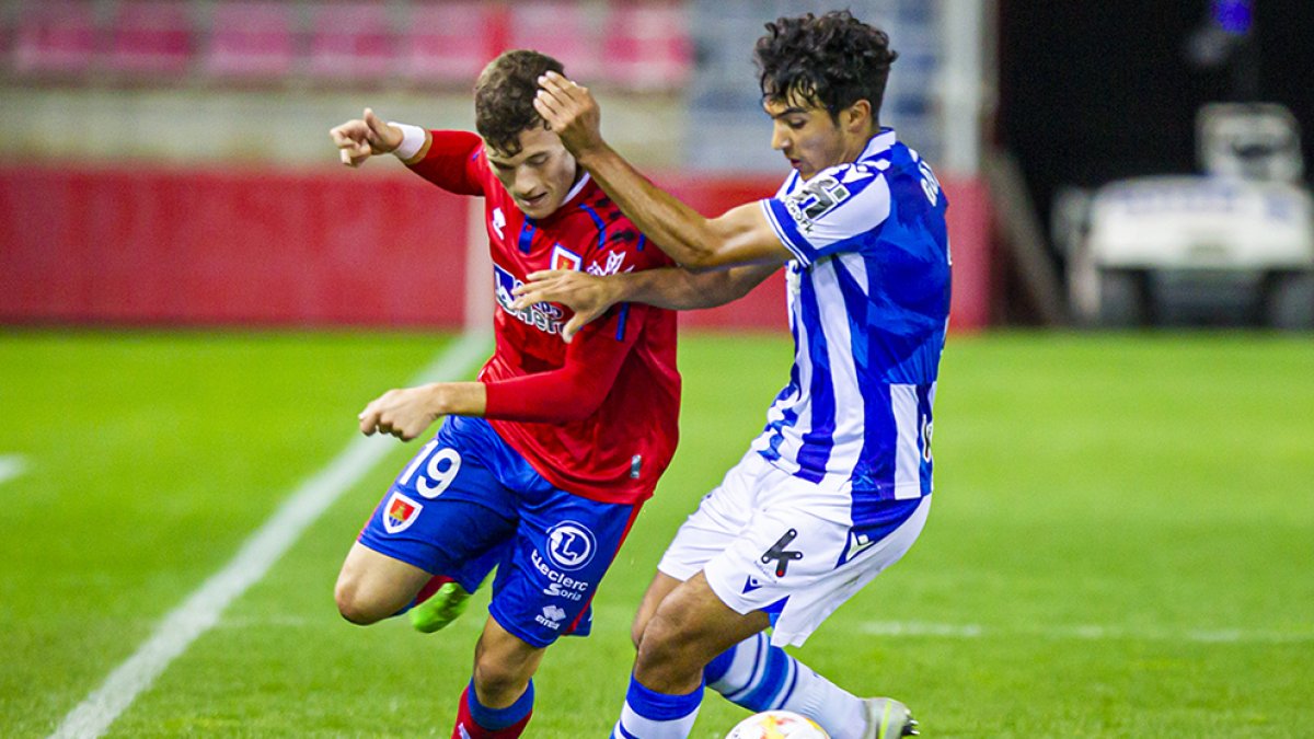 David González, con un esquince acromioclavicular en el hombro izquierdo, ya fue baja la pasada jornada. MARIO TEJEDOR