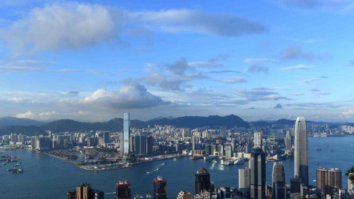 Vista aérea de Hong Kong.-ANTHONY WALLACE (AFP)