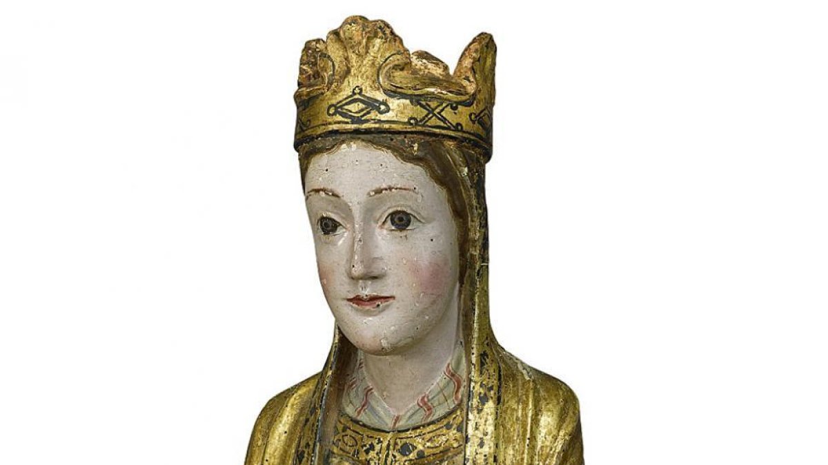 Virgen de las Salinas, talla «en paradero desconocido» hasta ahora.-D. S.