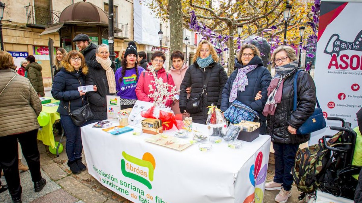 <p>Las asociaciones de discapacitados de Soria conmemoran el<strong> Día internacional de las personas con discapacidad.</strong></p>

<p><strong>Asamis, Asoem, Asovica, Aspace, Autismo Soria, Fadiso, Fibroas y Parkinson Soria </strong>participaron en el evento en la Plaza de las mujeres.</p>

<p>FOTÓGRAFO: MARIO TEJEDOR</p>