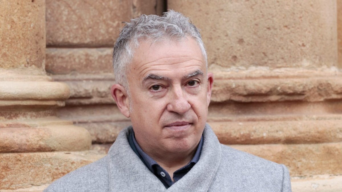 El candidato de Soria Ya, Ángel Ceña. GONZALO MONTESEGURO