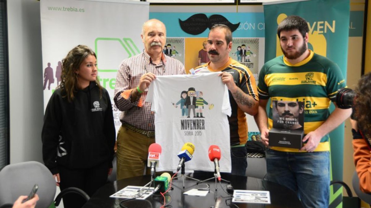 El Ingenieros presentó Movember, con Serrato como MoBro del año.-Álvaro Martínez