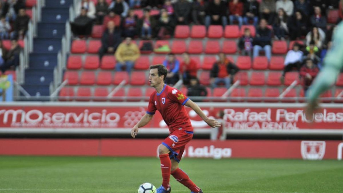 Íñigo Pérez no quiere pensar más allá del choque en Sevilla y en sumar los tres puntos.-Valentín Guisande