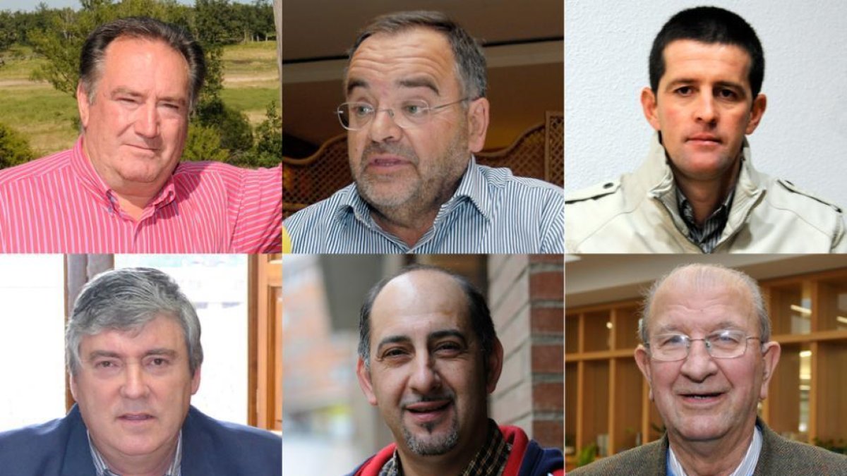 Algunos alcaldes y ex diputados consultados.-