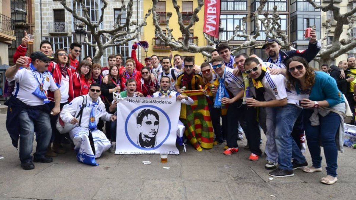 Los actos de hermanamiento entre aficiones animarán la previa del partido.-Diego Mayor
