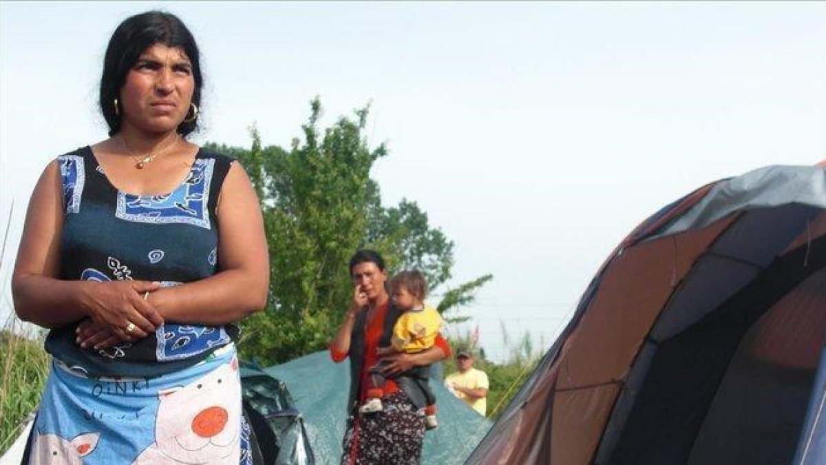 Campamento de gitanos en Roma.-IRENE SAVIO