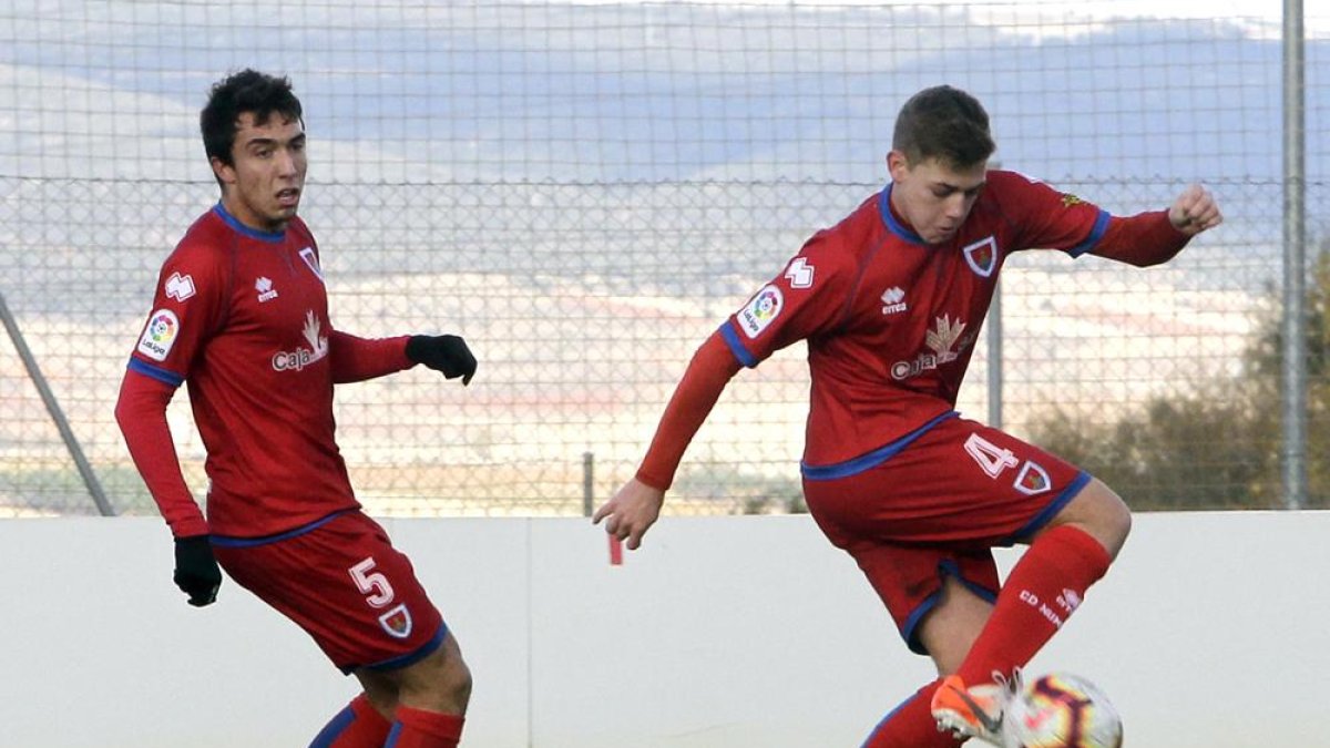 El Numancia visita Pamplona esta jornada en la División de Honor Juvenil.-LUIS ÁNGEL TEJEDOR