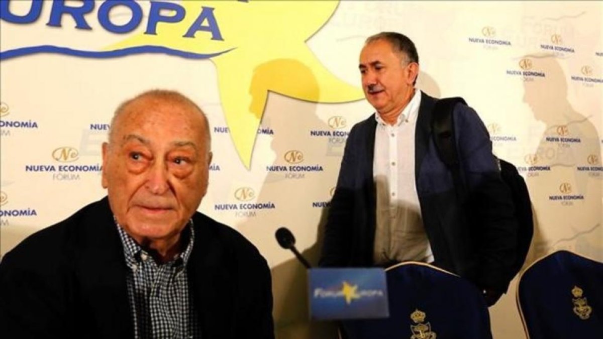 Pepe Álvarez y Nicolás Redondo.-JUAN MANUEL PRATS