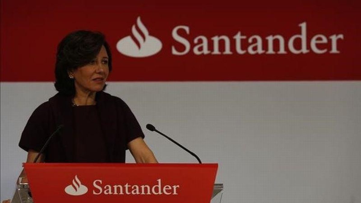 Ana Patricia Botín, presidenta del Banco Santander, en Madrid.-DAVID CASTRO