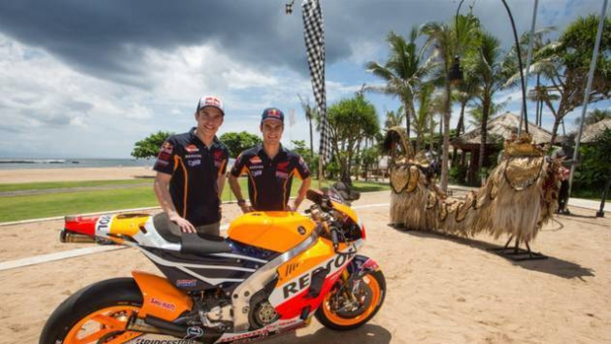 Márquez y Pedrosa abren la temporada en Bali.-Foto: FRIEDEMANN KIM