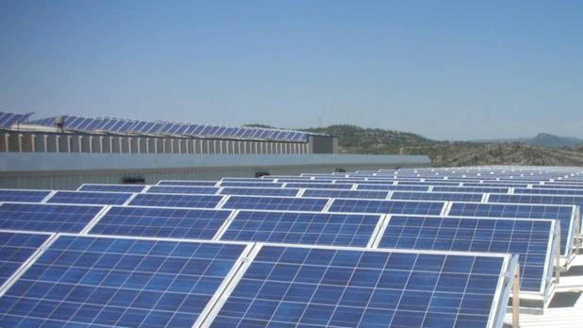 Parque solar.-