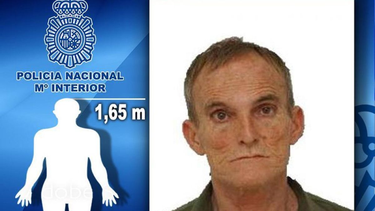 Cartel de la Policía sobre la búsqueda de Benito Ortiz Perea-