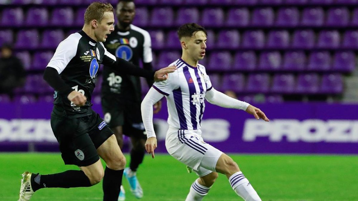 Álvaro Aguado pertenece al Valladolid y está en la agenda del Numancia para el mes de enero.-El Mundo-Diario de Valladolid