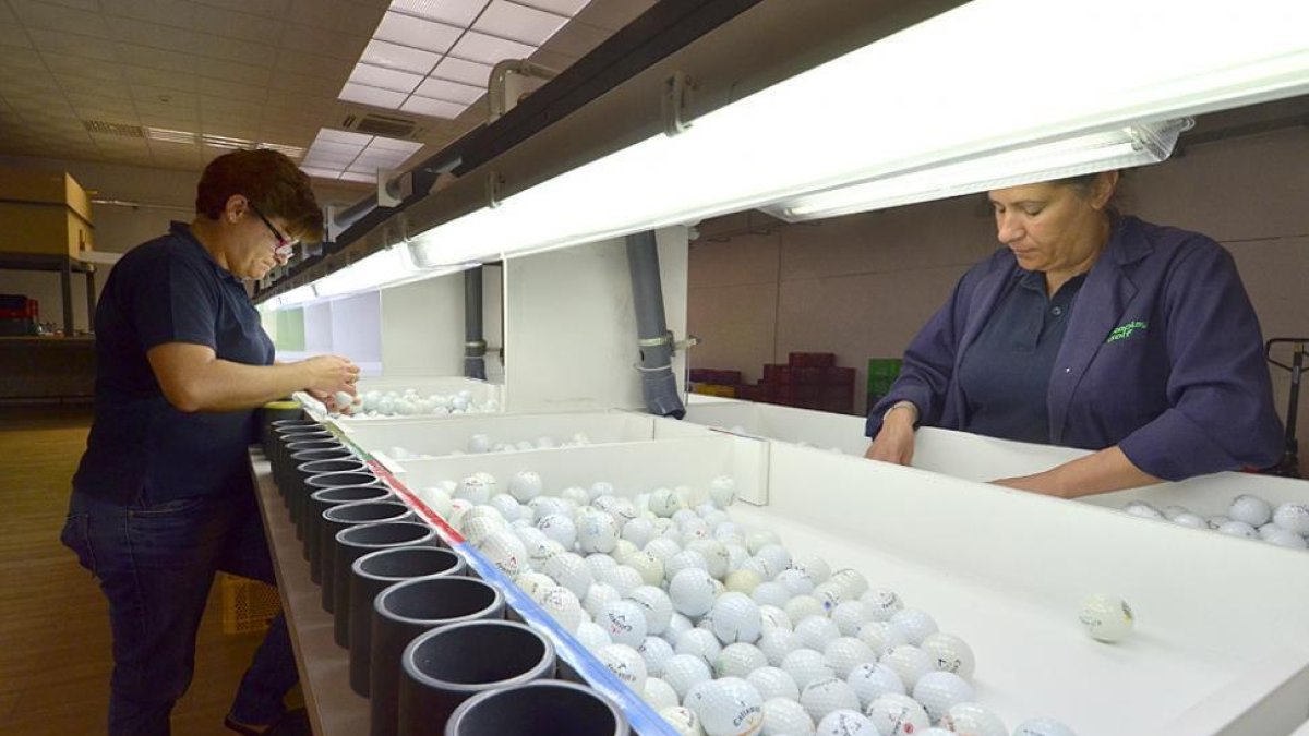Trabajadores de Replay Golf-
