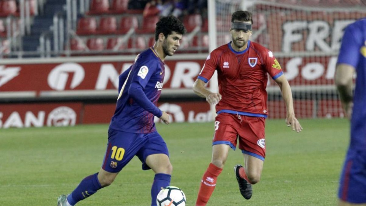 Grego ha disputado los tres últimos partidos de Liga, los dos precedentes como titular.-LUIS ÁNGEL TEJEDOR
