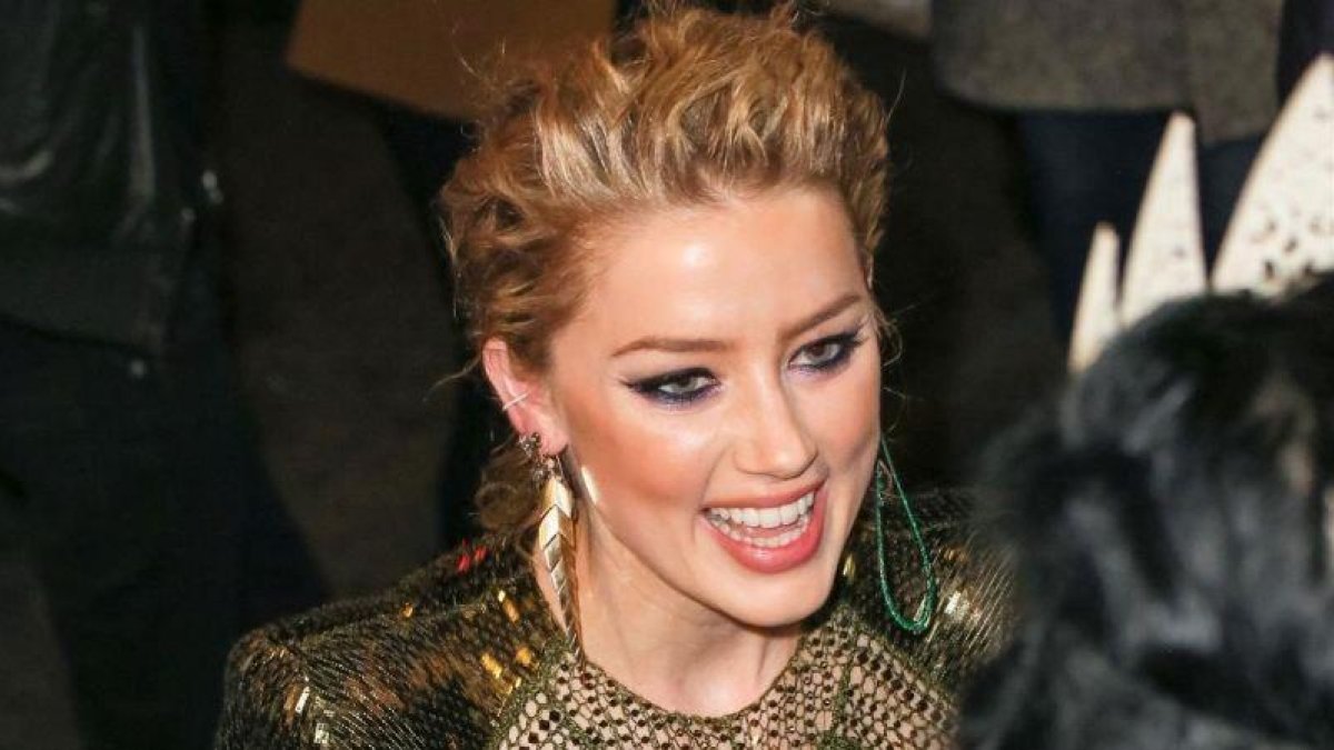 Amber Heard, en el estreno de Aquaman, el pasado 12 de diciembre en Los Ángeles.-EL PERIÓDICO