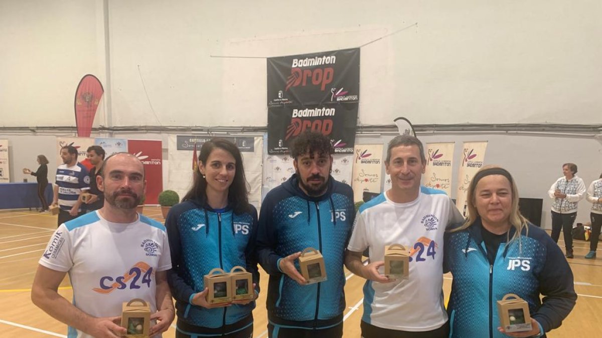 Los seniors sorianos que brillaron en Toledo el pasado fin de semana. HDS