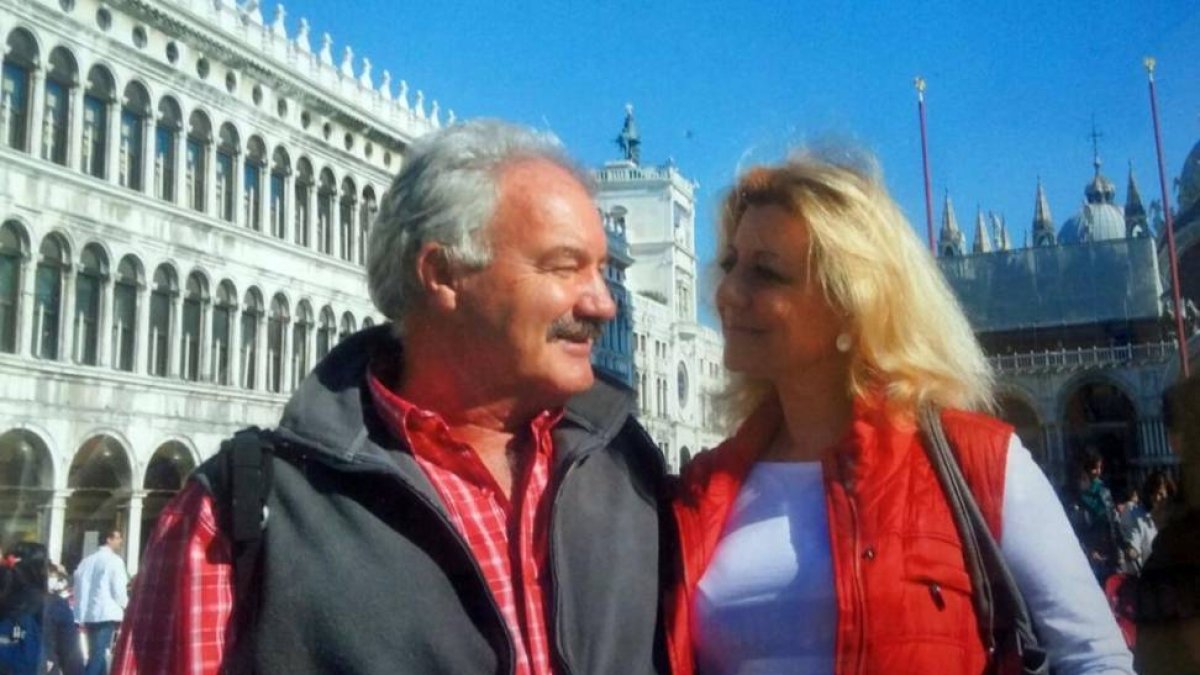 Ascensión Pérez ha estado en México con su marido, el año pasado, y en Italia, en la imagen, para celebrar su 25º aniversario de boda.-CEDIDA