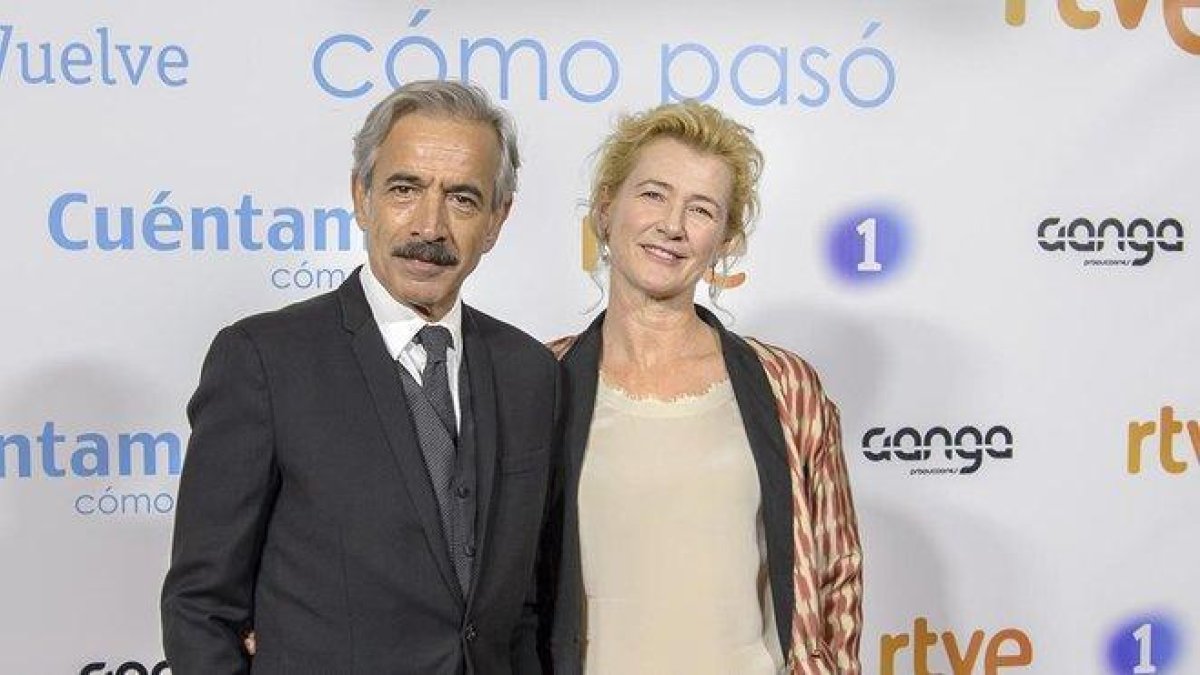 Imanol Arias y Ana Duato.-