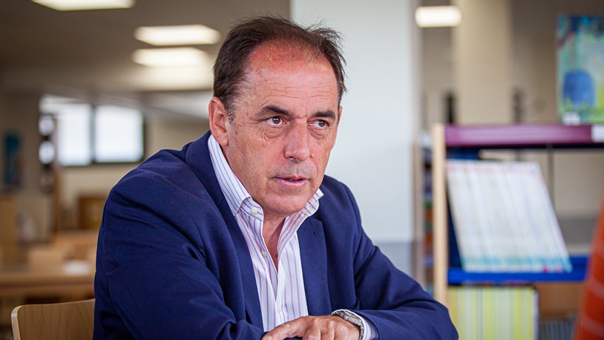 Benito Serrano. Candidato por el PP para Golmayo. MARIO TEJEDOR