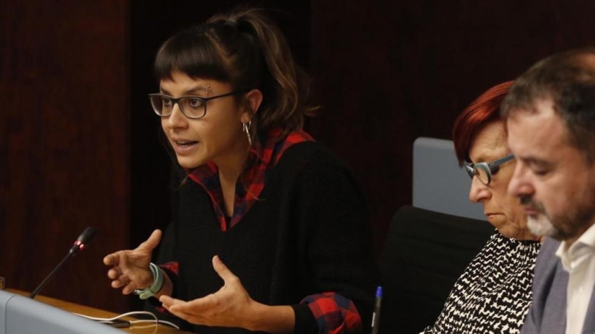 María Rovira, regidora de la CUP-JULIO CARBÓ