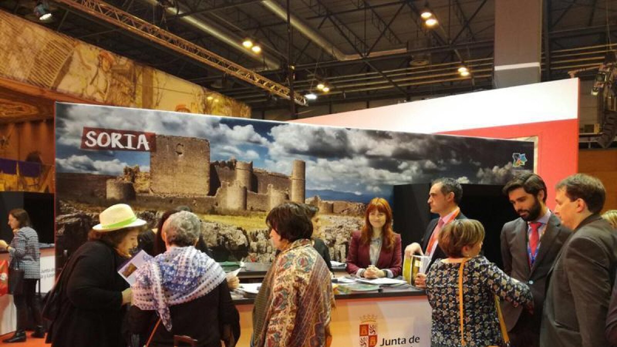 ‘Stand’ de Soria en la feria Fitur del año pasado.-HDS