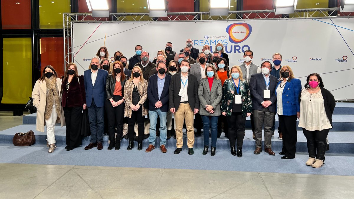 Delegación soriana al Congreso del PP de Castilla y Léon.-HDS
