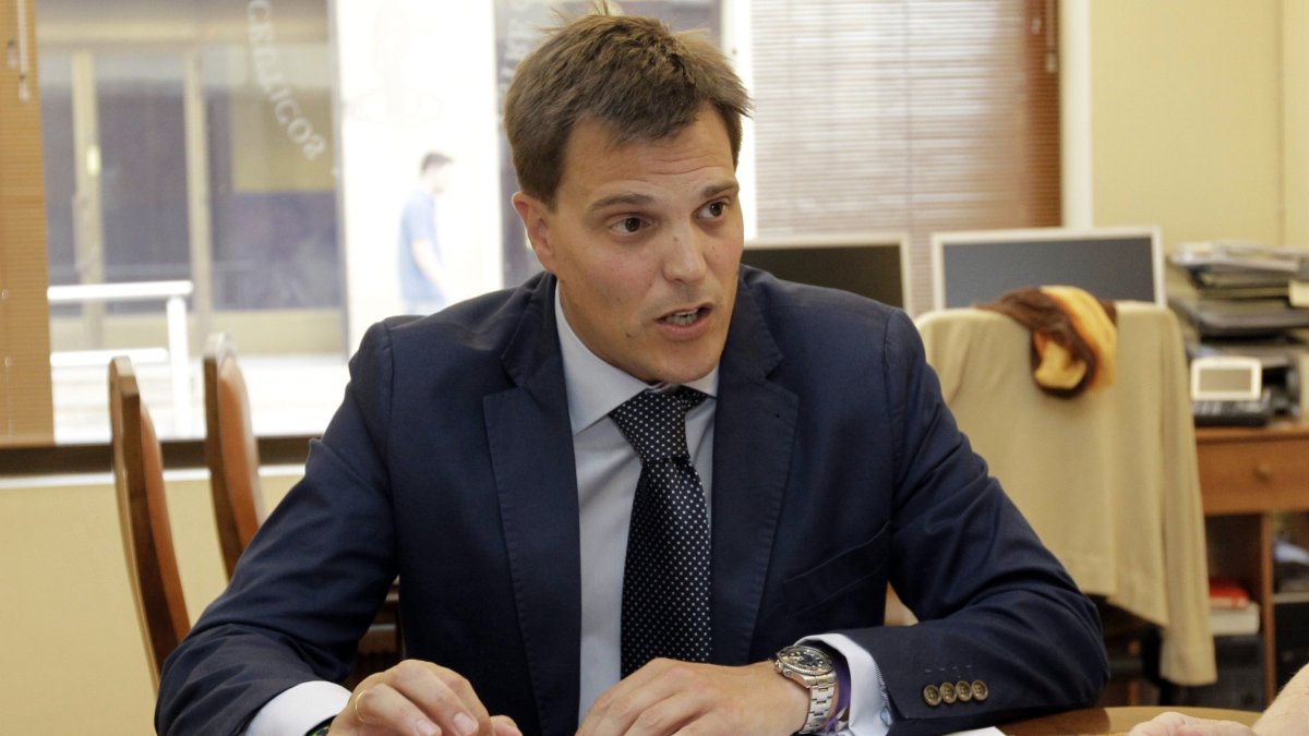 El presidente del Colegio de Farmacéuticos de Soria, Javier Alonso / HDS