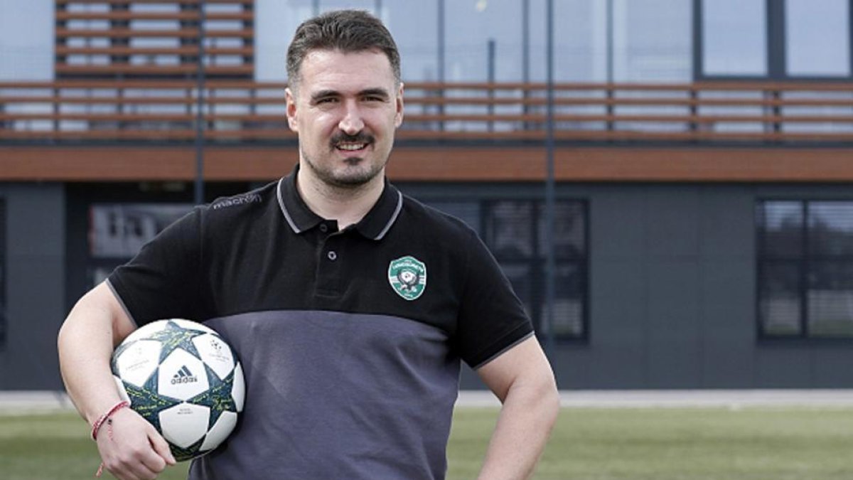 El nuevo entrenador del Sporting Uxama, David Serrano.-D.S.