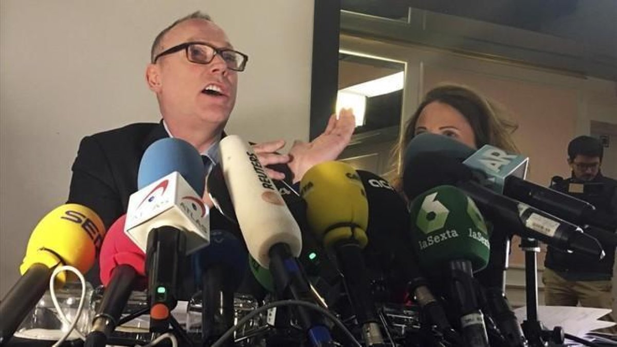 Ben Emmerson, durante una rueda de prensa.-SYLVAIN PLAZY