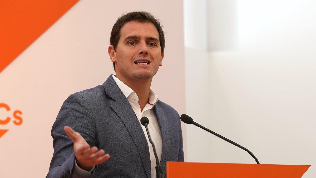 El presidente de Ciudadanos, Albert Rivera.-DAVID CASTRO