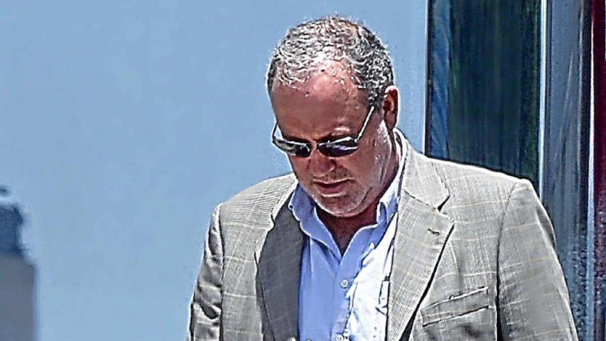Jesús Terciado, a la salida de la Audiencia-R. P. VIECO