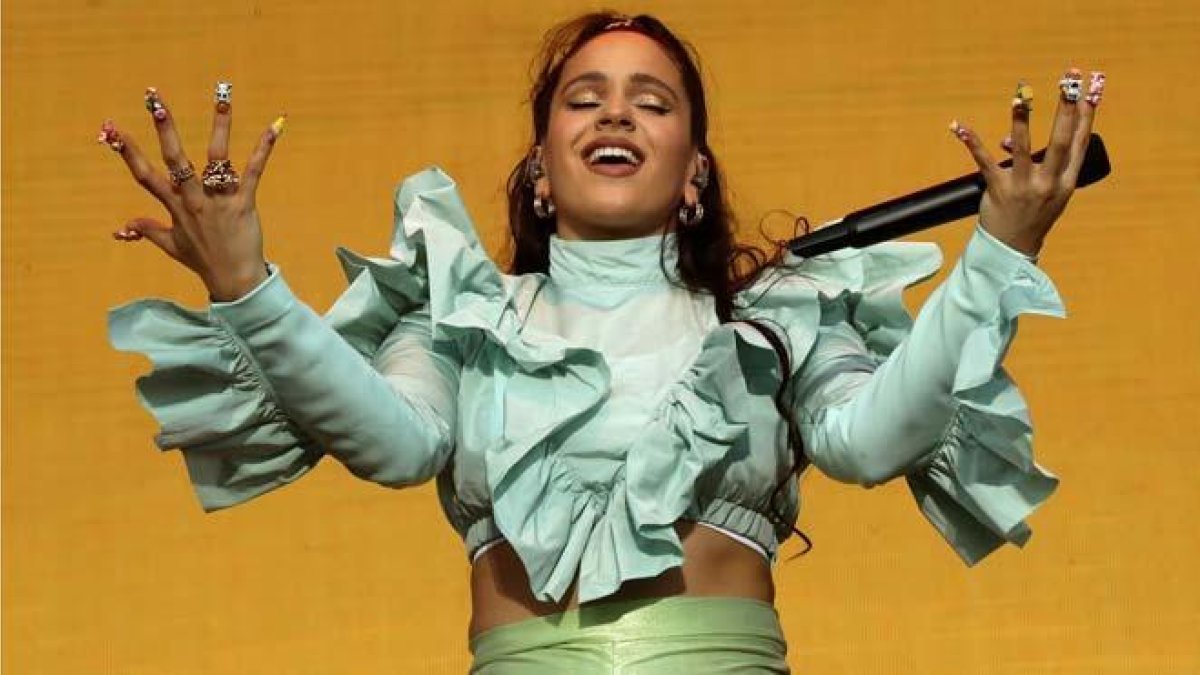Rosalía en el festival Mad Cool 2019.-EFE